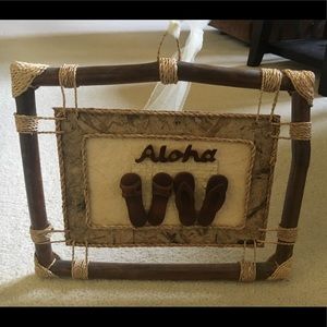 ALOHA sign 17”L, 13”H